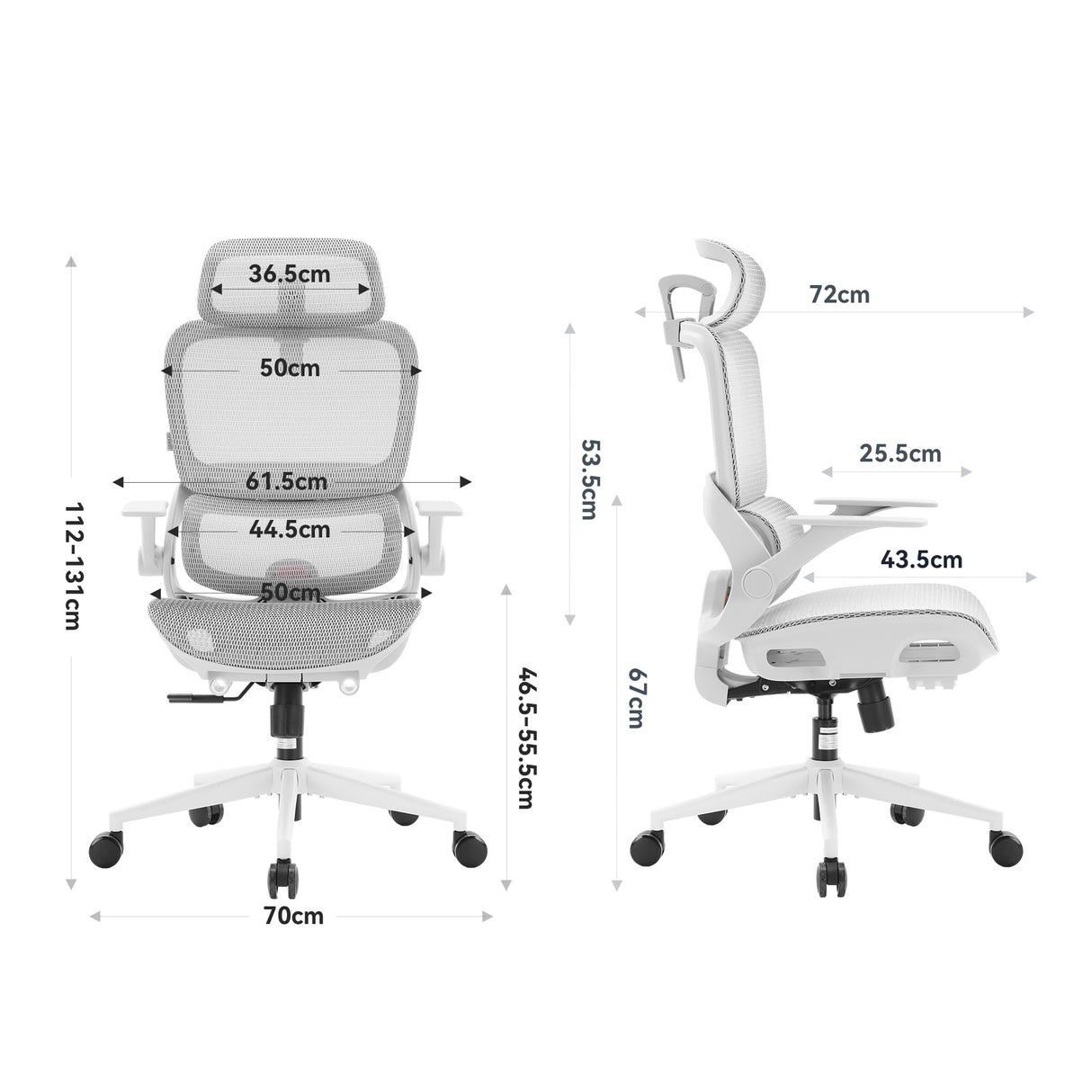 Sihoo B100 Ergonomic Office Chair With Flip-Up Armrest