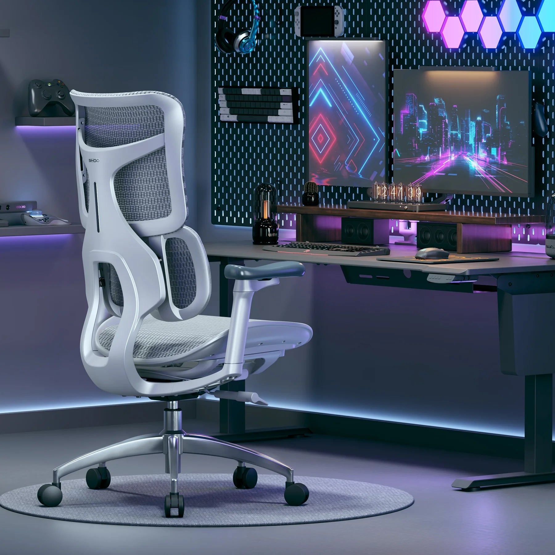 SIHOO S100 Ergonomic Desk Chair – Adjustable Office Chair for Work and Home
